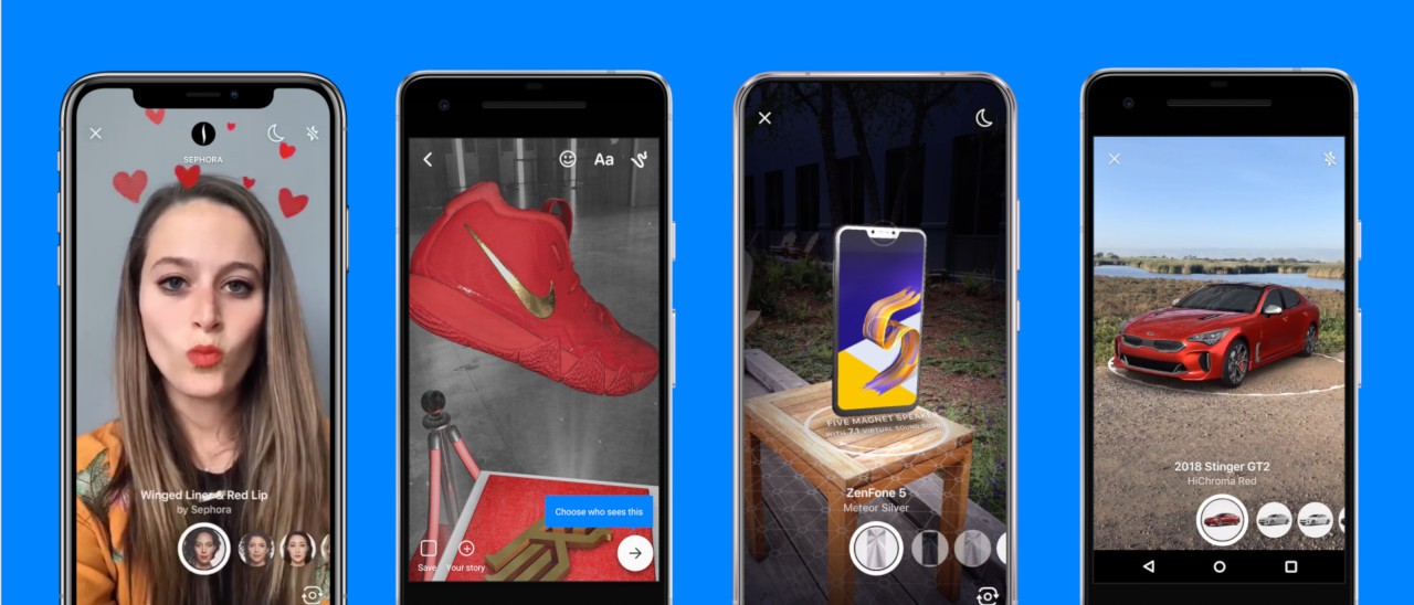 Facebook Messenger, realtà aumentata per i brand