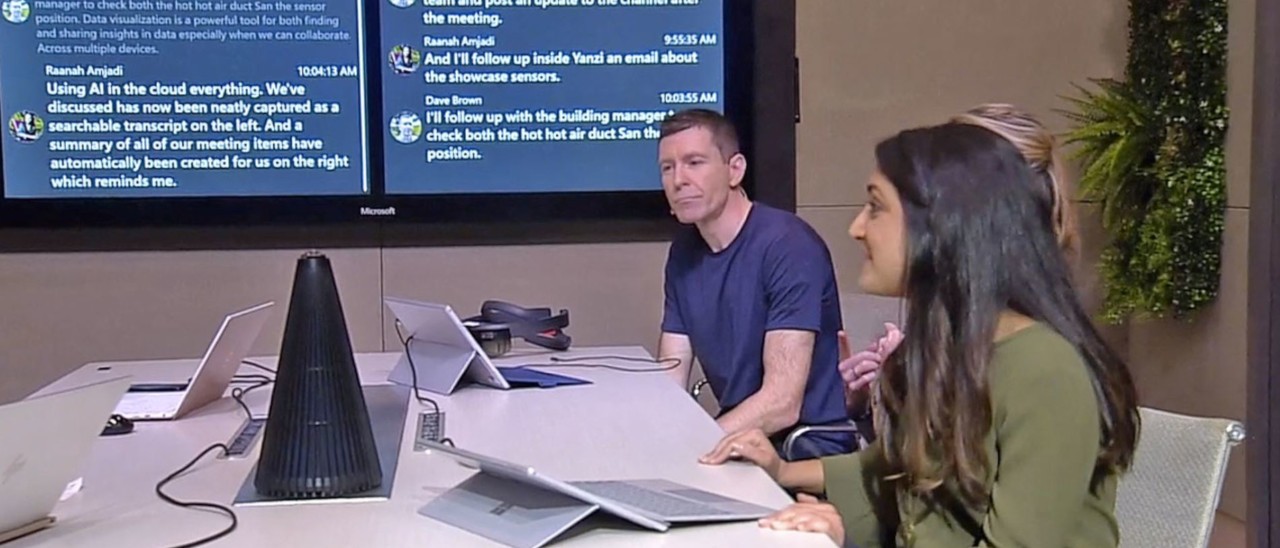 Build 2018, Microsoft svela la sala riunioni smart