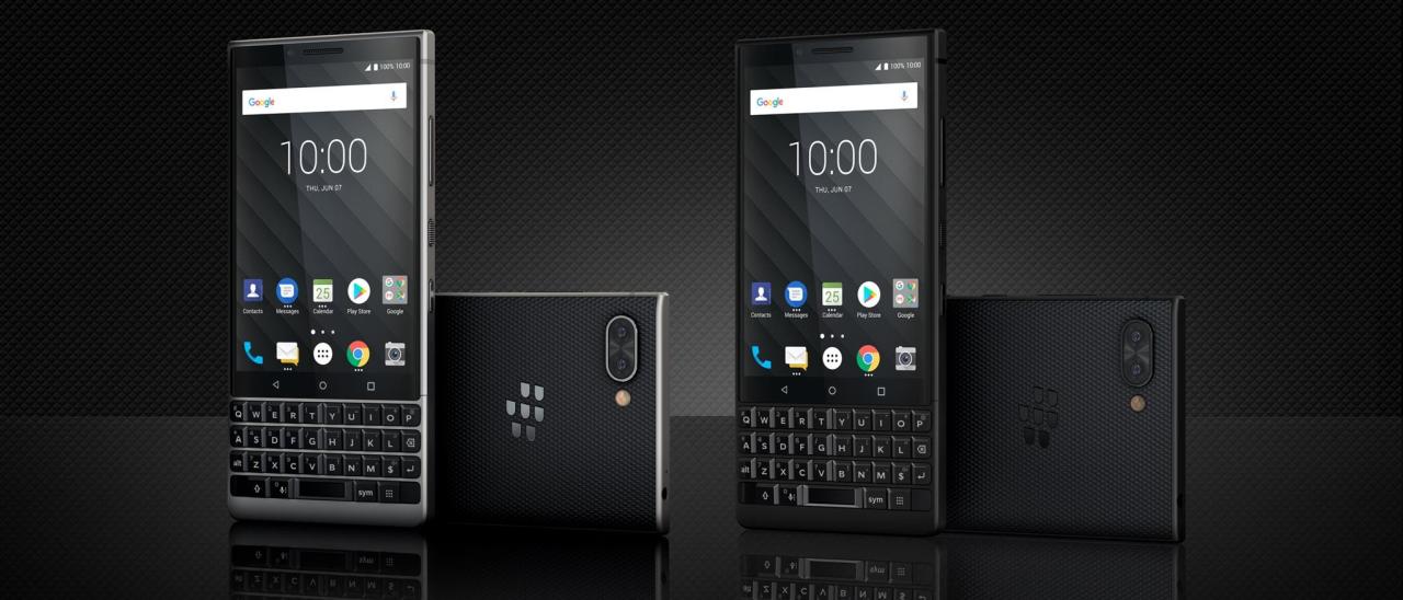 BlackBerry KEY2, dual camera e tastiera QWERTY