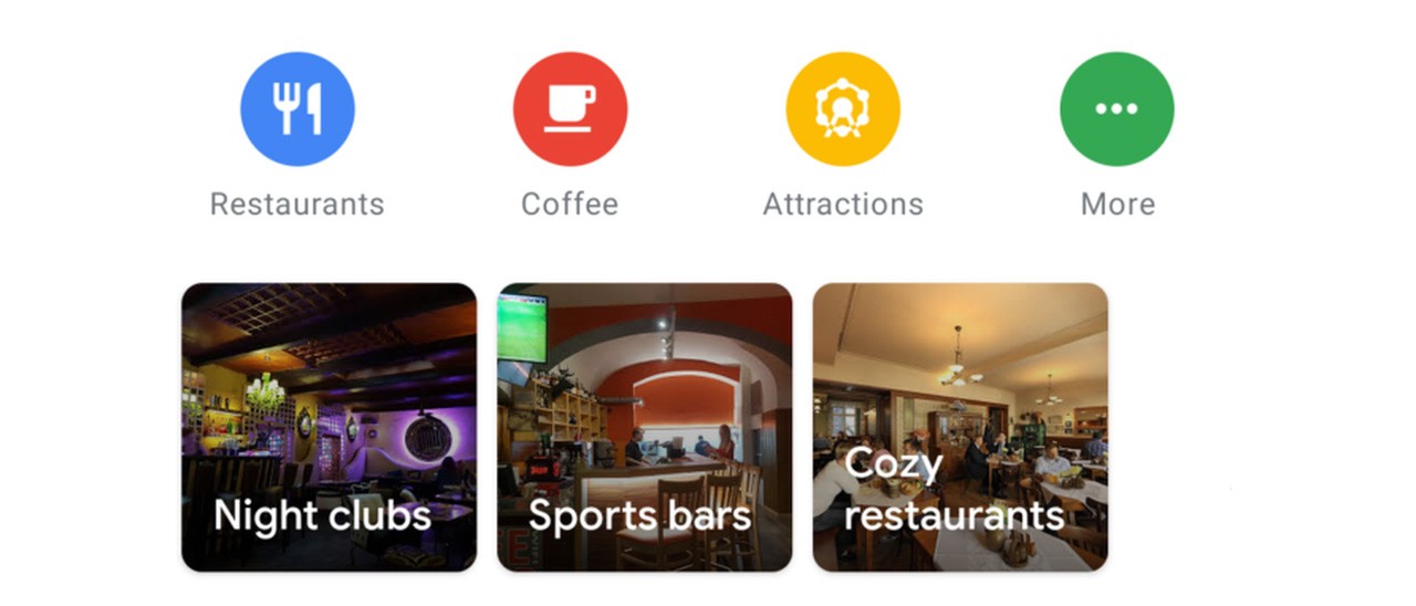 Google Maps, novità per la sezione Esplora