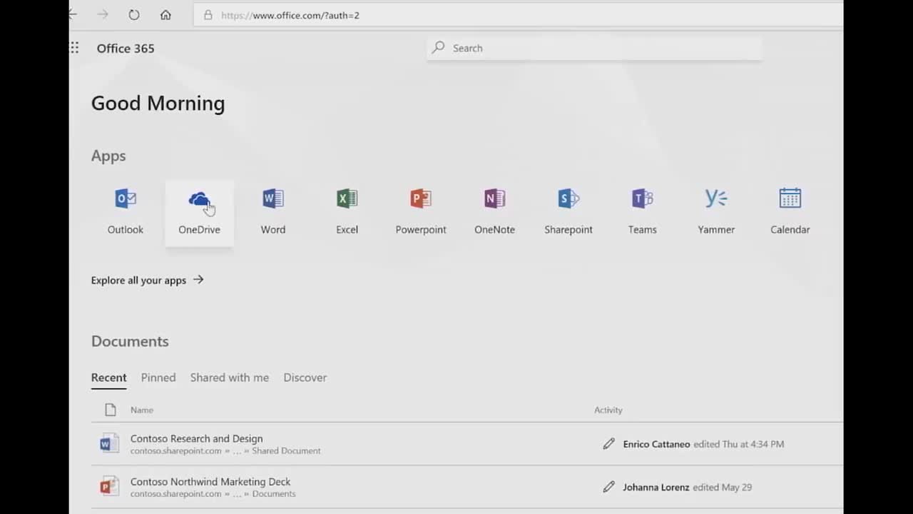 Microsoft Office e l'interfaccia Fluent Design