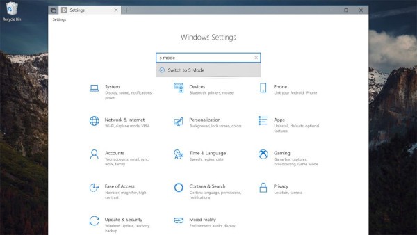 Windows 10, trovati riferimenti a Switch to S Mode