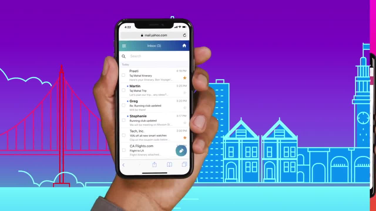 Yahoo Mail: il nuovo client per browser mobile