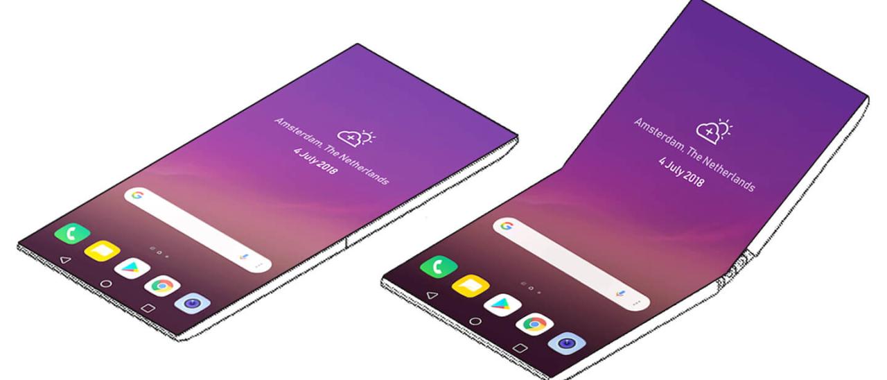 Anche LG brevetta uno smartphone pieghevole