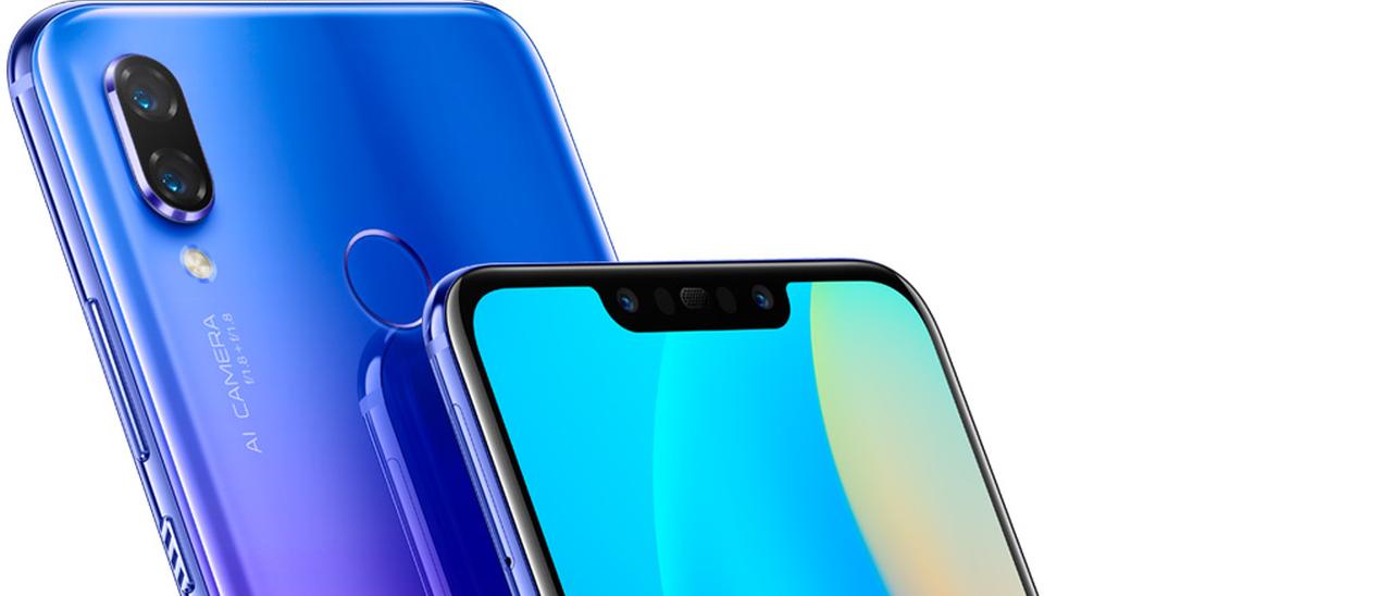 Huawei nova 3, notch e quattro fotocamere