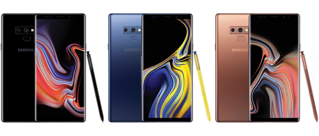 Samsung Galaxy Note 9, immagini ufficiali