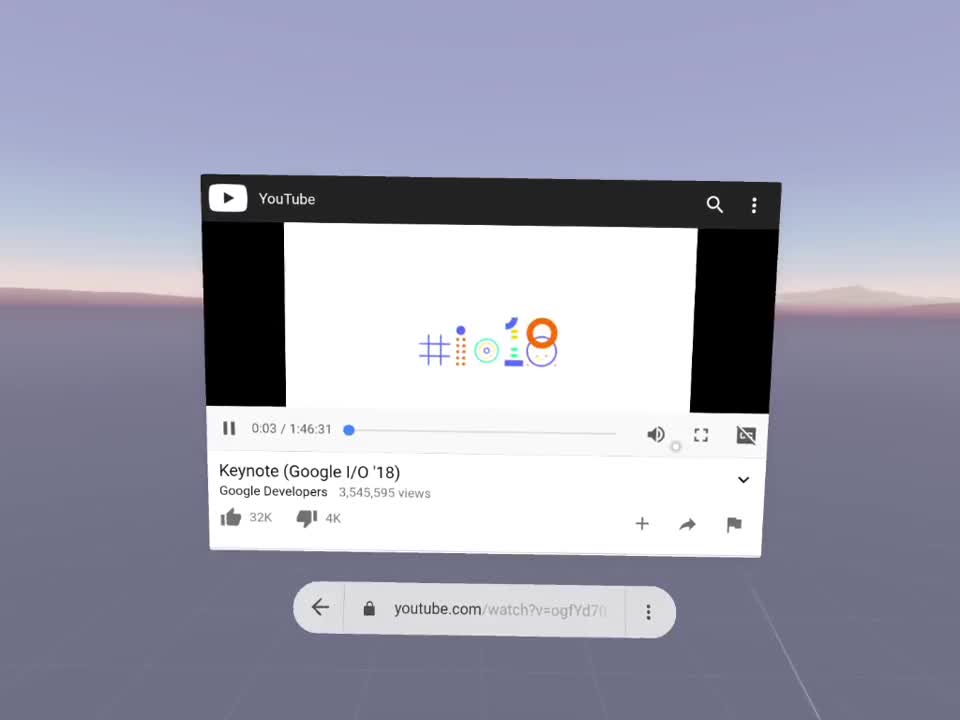 Chrome nella realtà virtuale con i visori Daydream