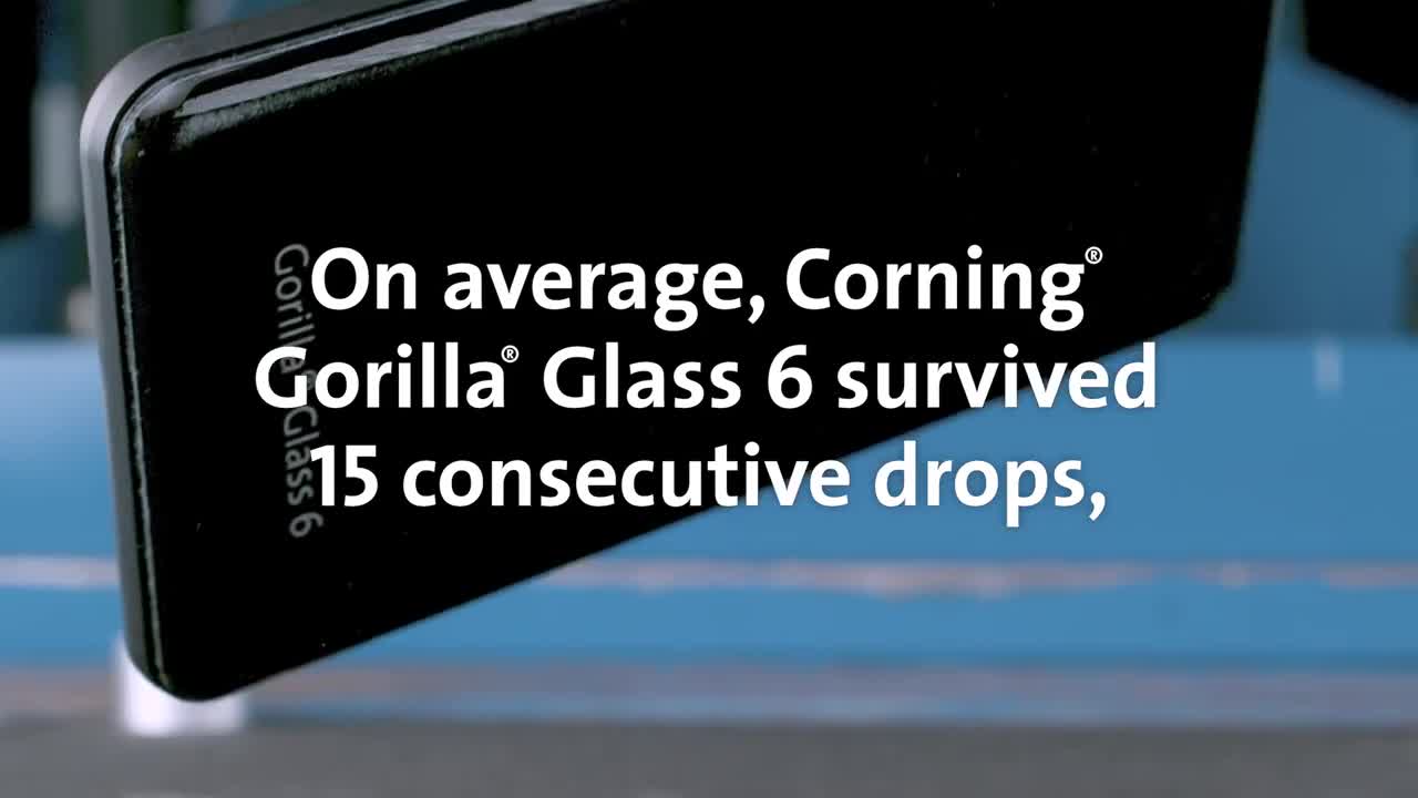 Corning Gorilla Glass 6 e la resistenza alle cadute