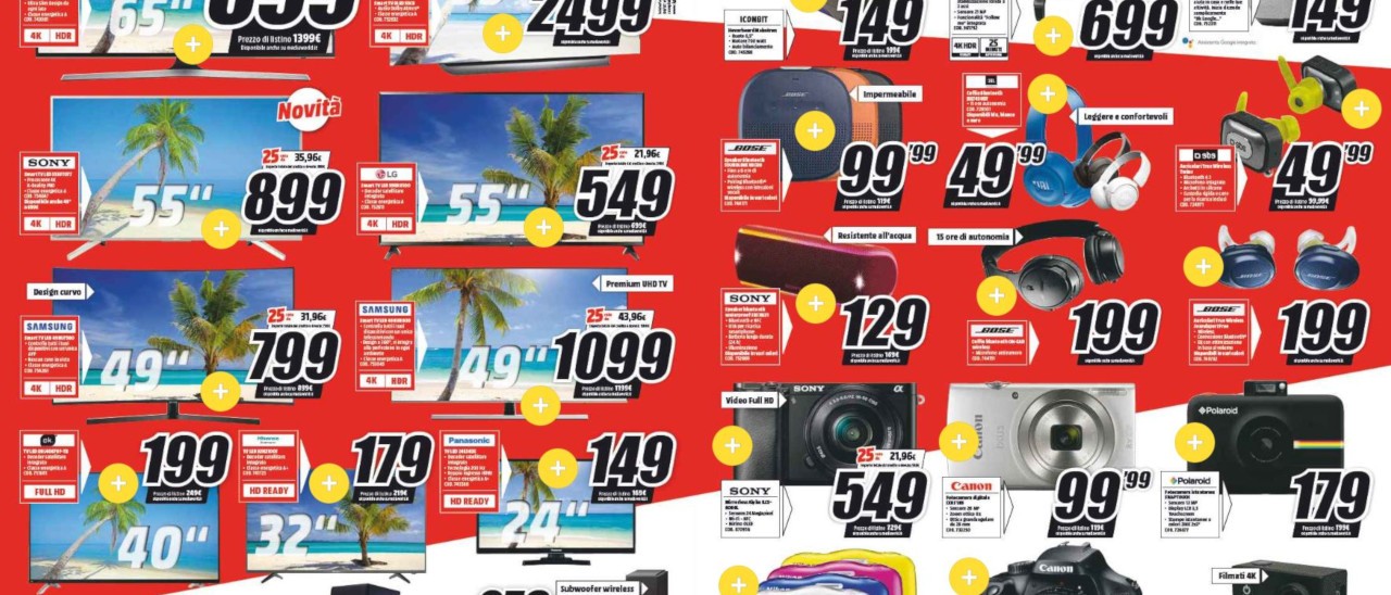 Volantino MediaWorld, arriva il Parrot ANAFI