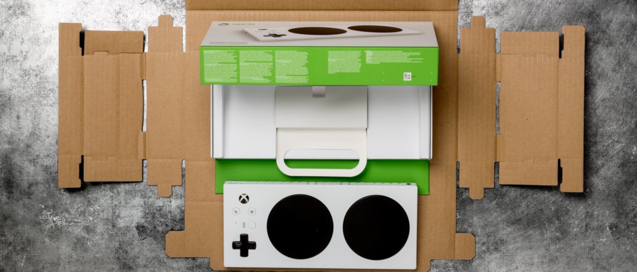 Xbox Adaptive Controller, confezione accessibile