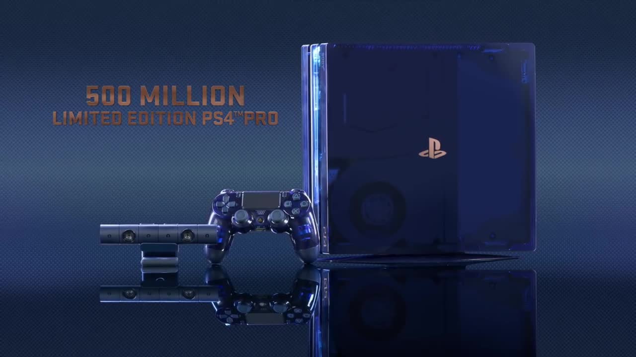 La 500 Million Limited Edition PS4 Pro in video