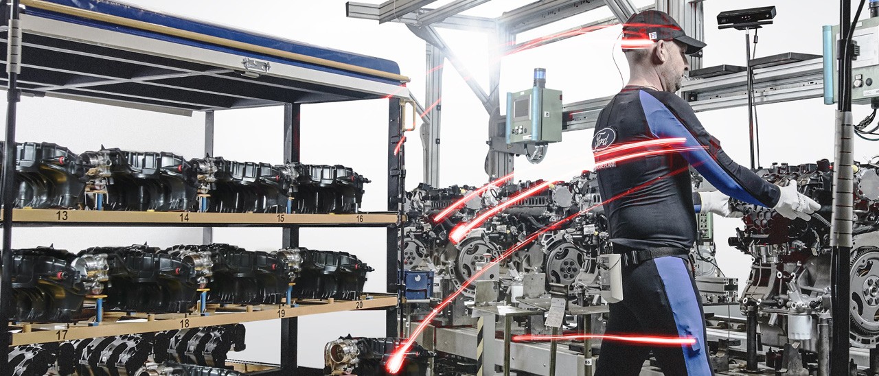 Body tracking per i dipendenti degli impianti Ford