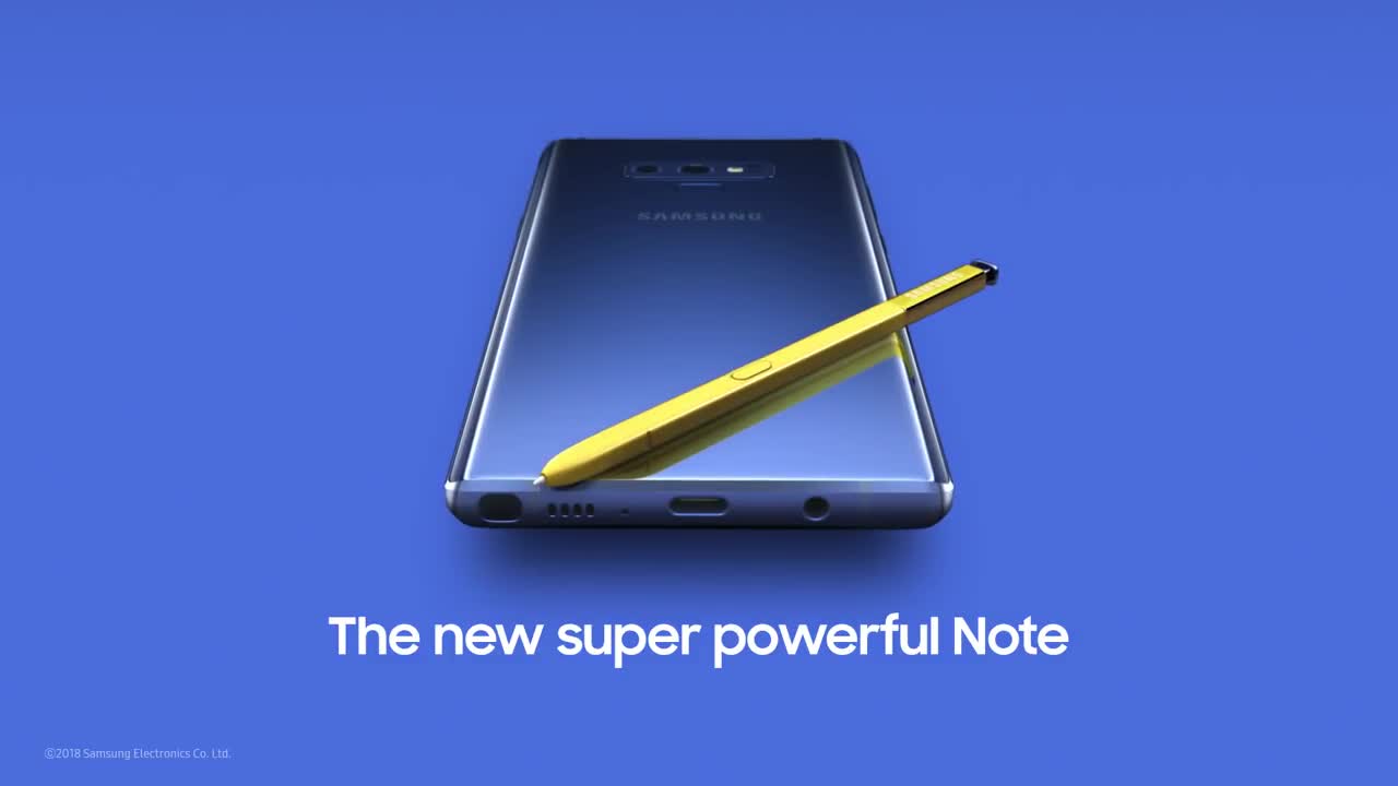 Il phablet Samsung Galaxy Note 9