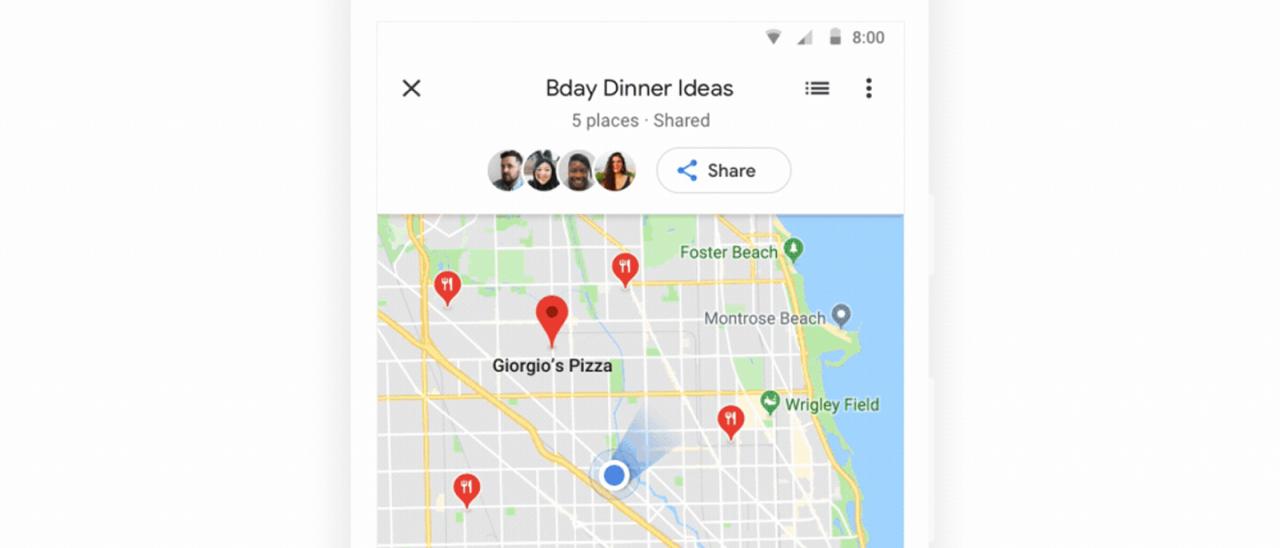 Google Maps semplifica gli appuntamenti di gruppo