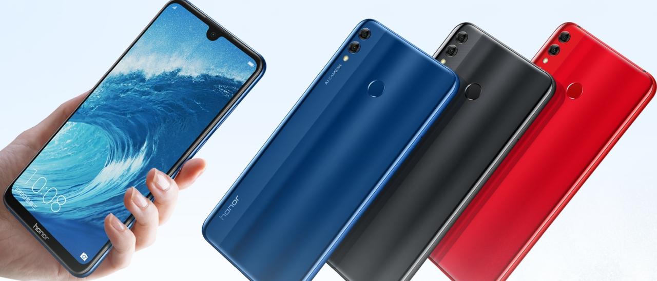 Honor 8X e 8X Max, grande schermo con notch