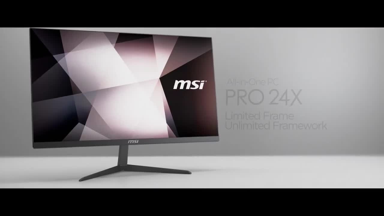 MSI PRO 24X All-in-One, design superslim