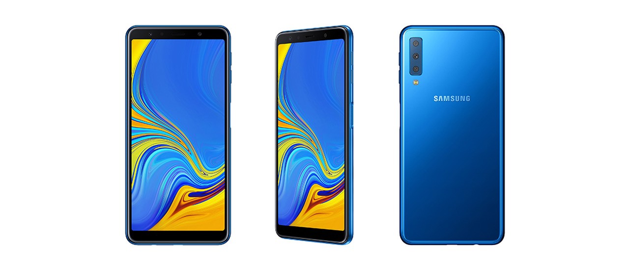 Samsung Galaxy A7, tre fotocamere posteriori