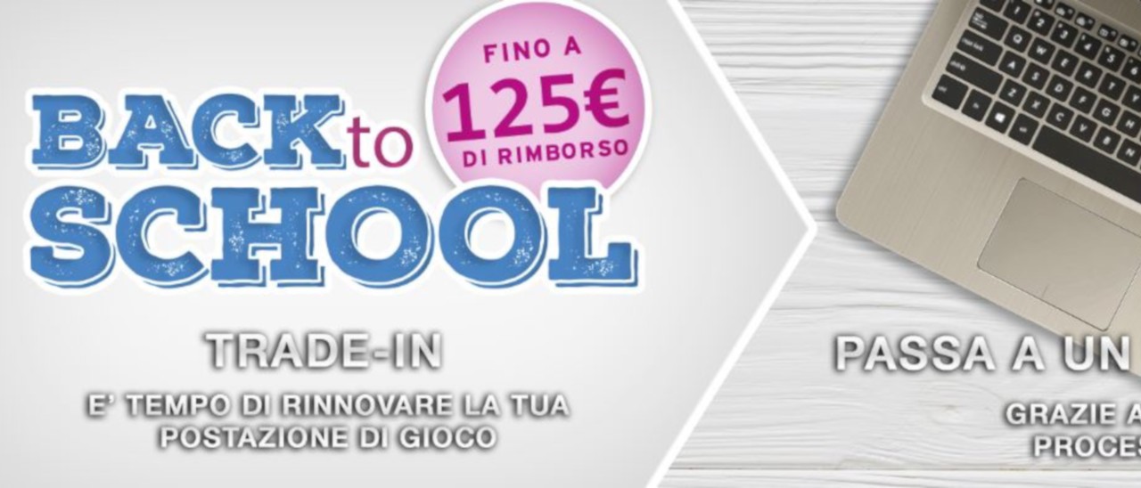 Back to School Asus: 125€ di rimborso per i laptop