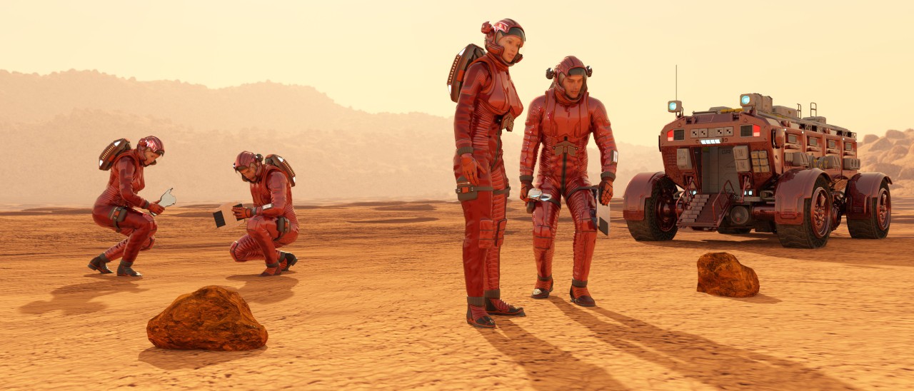 Marte potrebbe esse abitabile con questo materiale