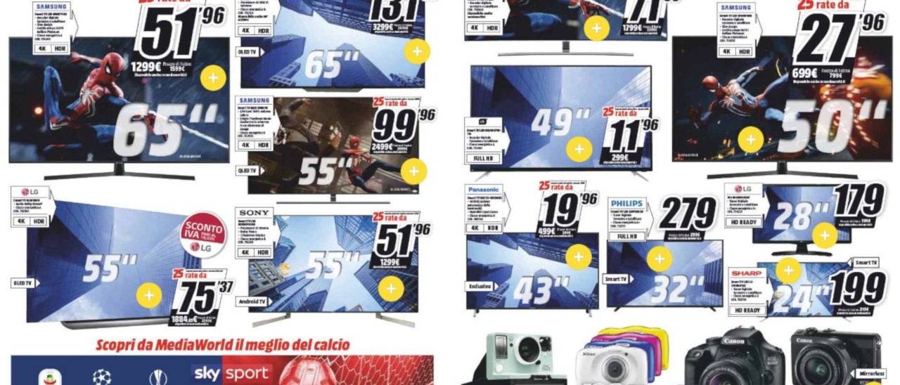 Volantino MediaWorld, arriva Spider-Man