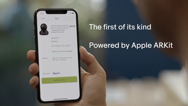 eBay HeadGaze - Navigare su iPhone X Senza Mani