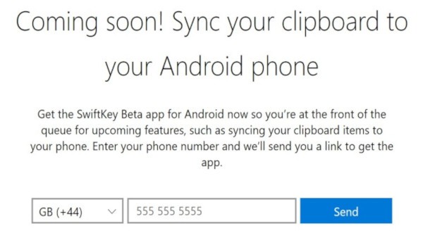 Windows 10, la Cloud Clipboard su SwiftKey