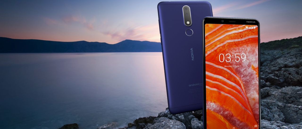 Nokia 3.1 Plus, schermo da 6 pollici e Android One
