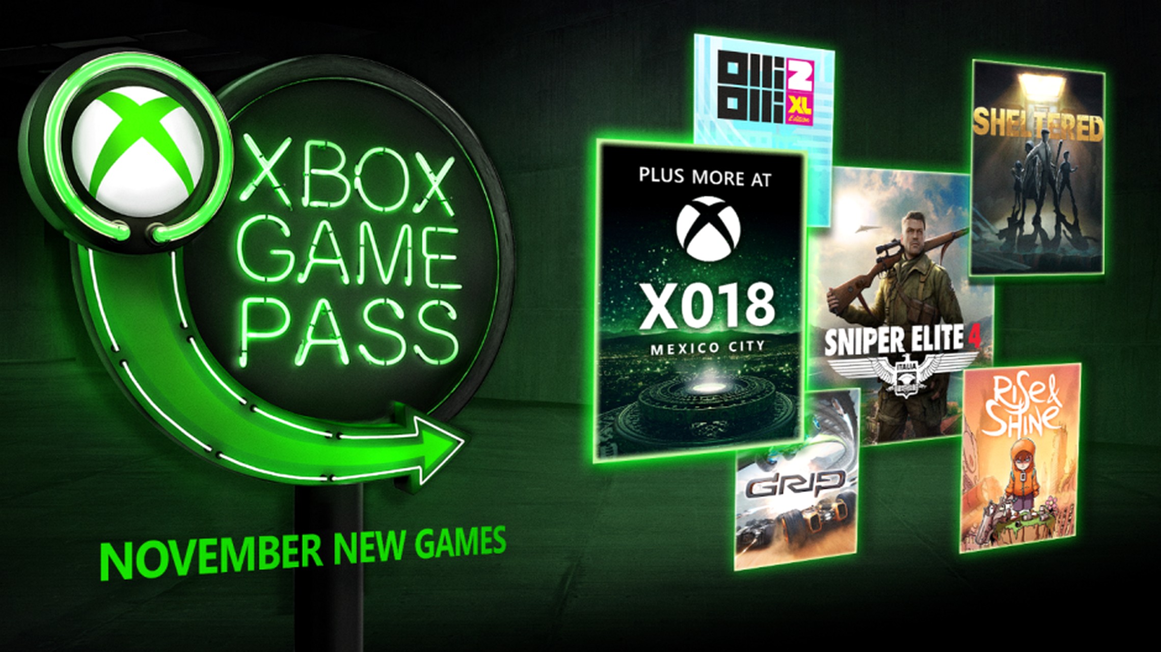 Xbox Game Pass: Olli Olli 2, Sniper Elite 4 e Grip tra i giochi gratis di novembre
