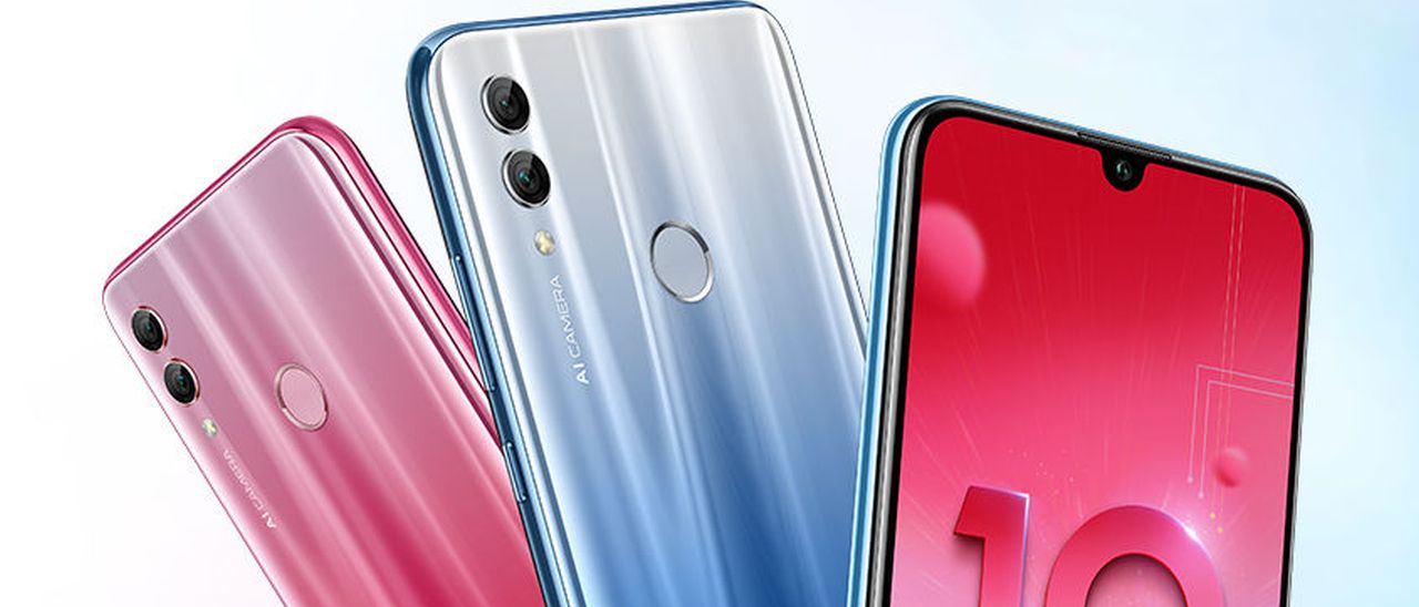 Honor 10 Lite, notch a goccia e colori sgargianti