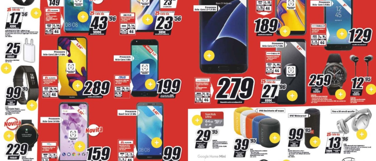 Volantino MediaWorld, arriva il OnePlus 6T