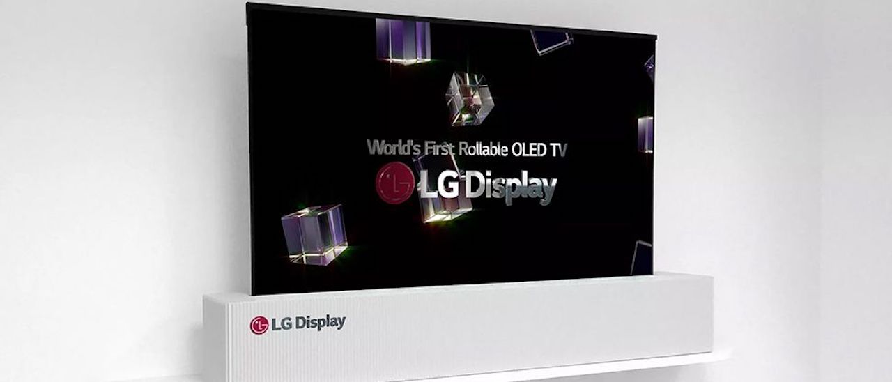 La televisione pieghevole di LG già nel 2019