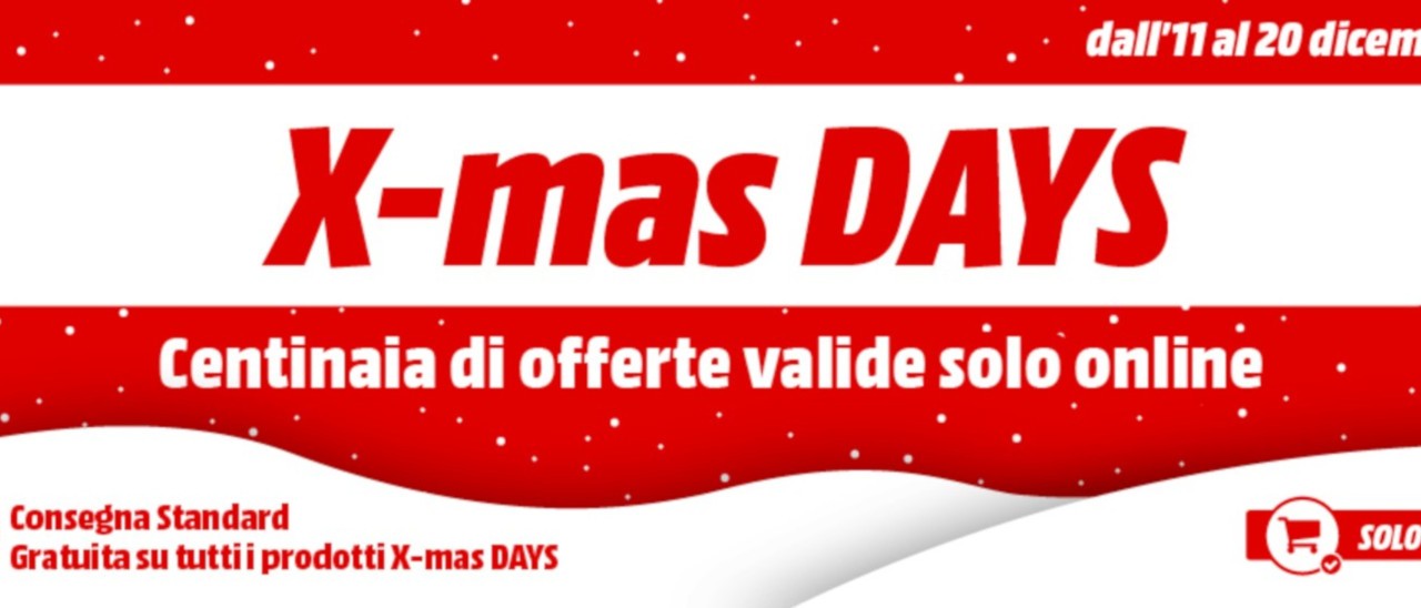 Natale MediaWorld: è tempo di X-mas Days