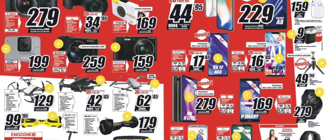 Volantino tasso zero MediaWorld: le offerte