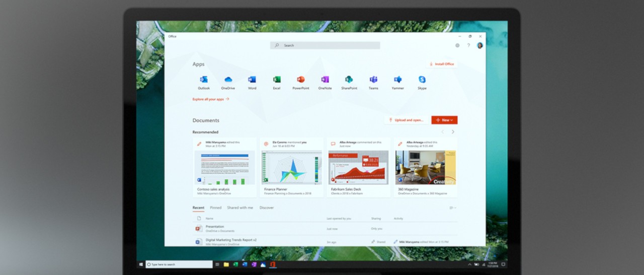 Windows 10, nuova app Office
