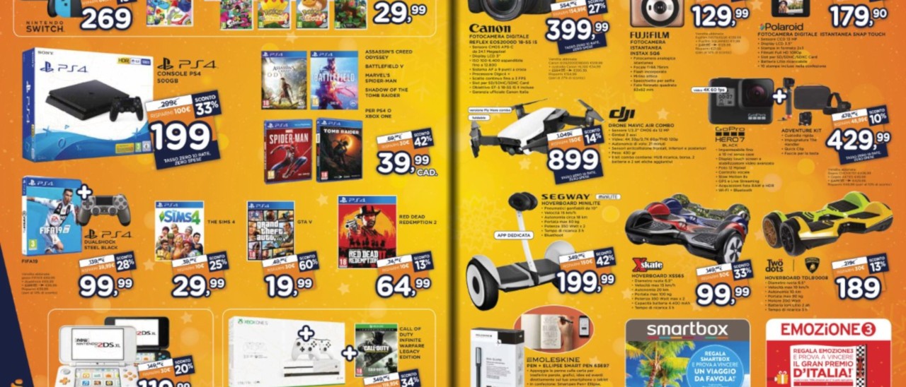 Volantino Unieuro, arrivano i Natalissimi