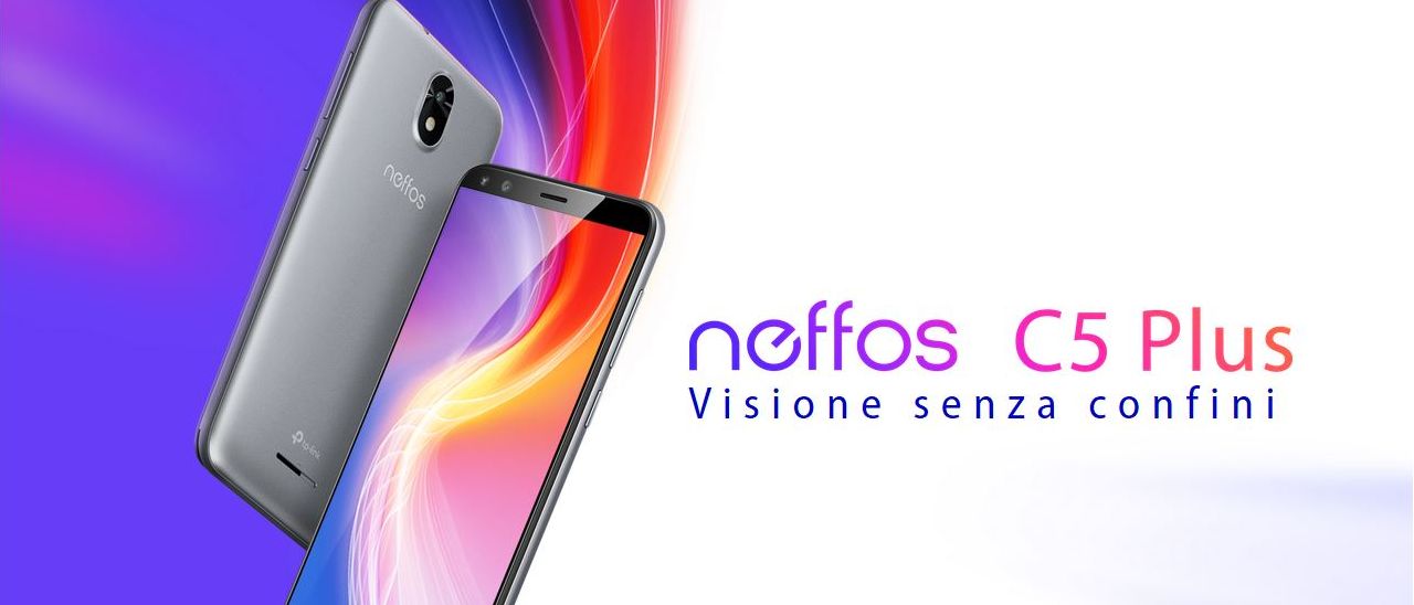 Neffos C5 Plus, economico con Android Go
