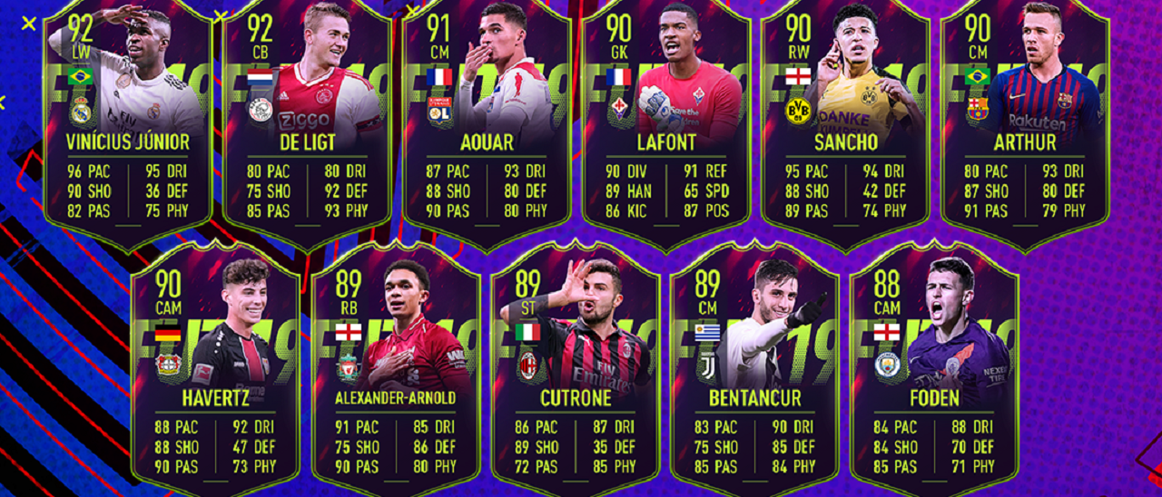 Fifa 19, talenti della serie A tra le FUT Stars