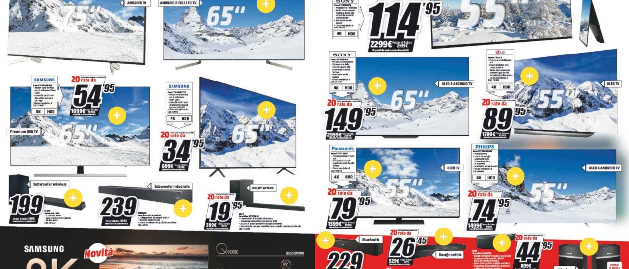 MediaWorld, arriva la TV mania