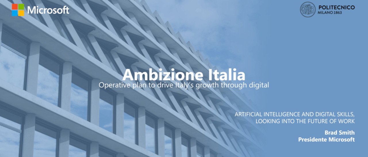 Microsoft lancia Ambizione Italia per la Scuola