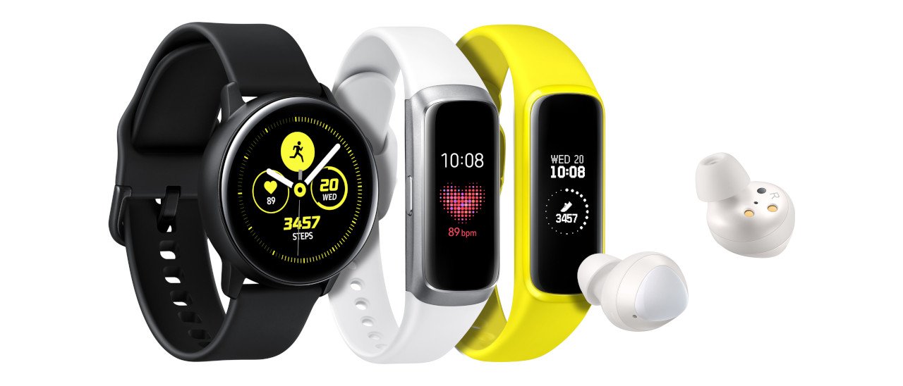 Galaxy Watch Active, Buds, Fit e Fit e ufficiali