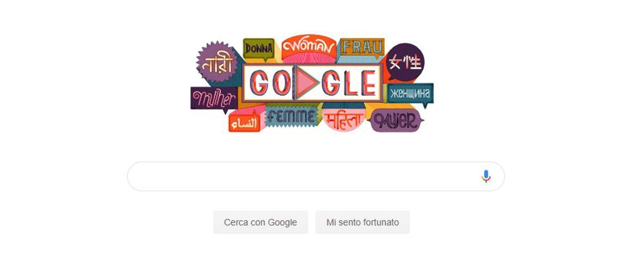 Google, un Doodle per la Festa della donna 2019