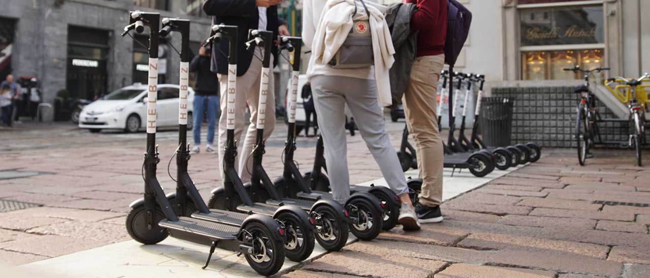 Helbiz, monopattini elettrici anche su Moovit