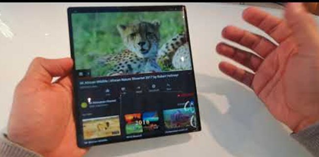 Huawei Mate X in anteprima