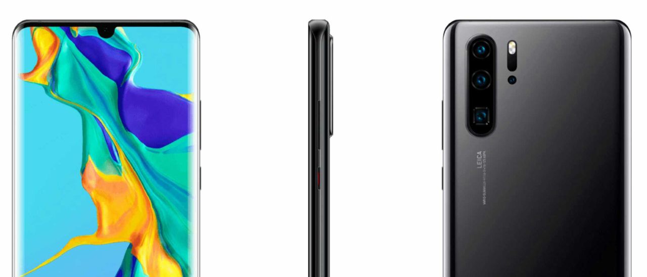 Huawei P30 e P30 Pro, render ufficiali