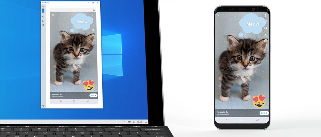 Windows 10 19H1, arriva la funzione phone screen