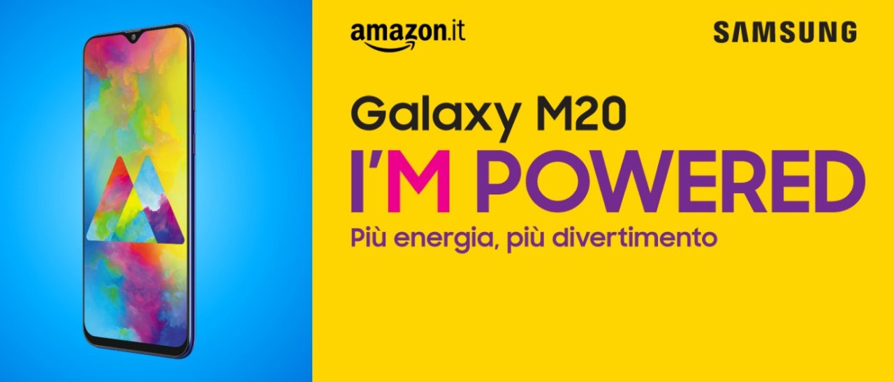 Samsung Galaxy M20 disponibile in Italia su Amazon
