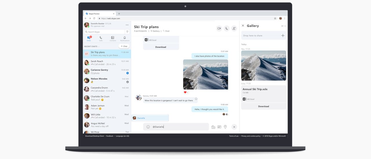 Microsoft rinnova Skype per Web