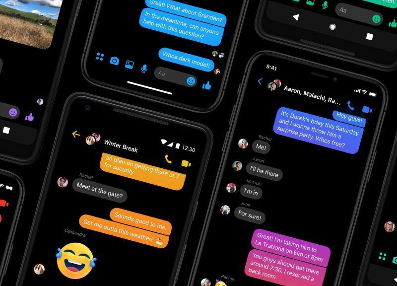 Dark Mode - Facebook Messenger