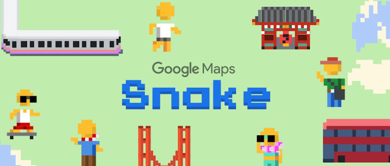 Pesce d'aprile 2019: Snake arriva su Google Maps
