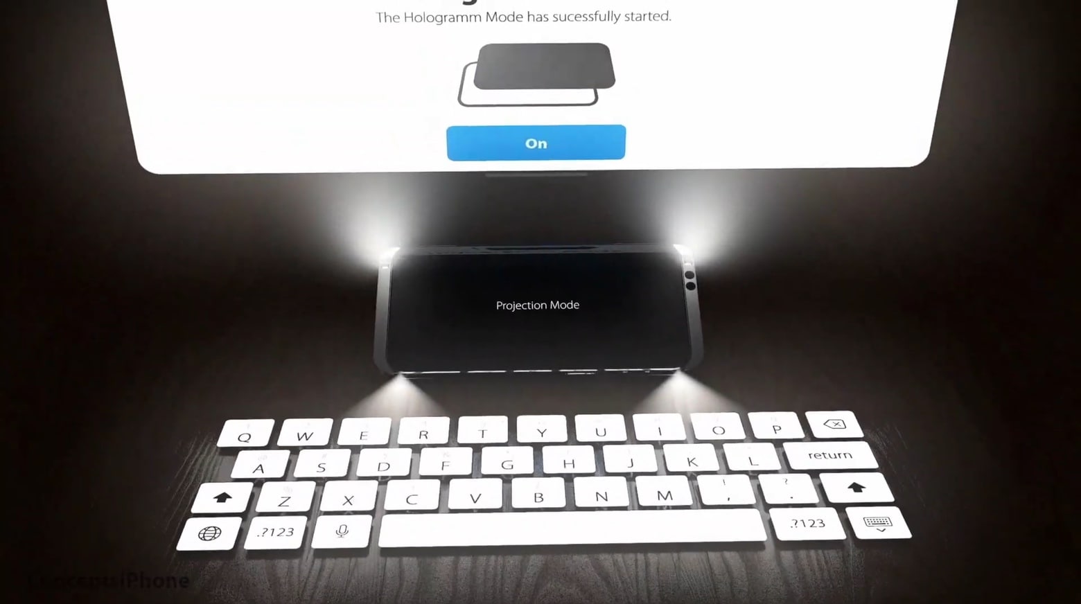 iPhone 11 - Tastiera Olografica